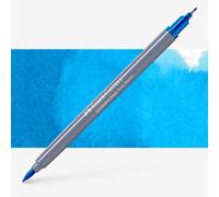 Faber-Castell Creative Studio Goldfaber Aqua Dual Marker, Azure Blue, Single Marker, For Art, Craft, Drawing, Sketching, Home, School, University, Colouring