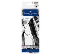 Faber-Castell Creative Studio Goldfaber Aqua Dual Marker, Shades of grey, Wallet Of 0, For Art, Craft, Drawing, Sketching, Home, School, University, Colouring