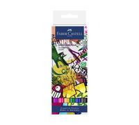 Faber-Castell Goldfaber Aqua Dual Tip Marker Pens 6pcs - Graffiti