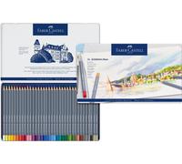 Faber-Castell Goldfaber Aqua Watercolor Pencil Set, 36 Colors in a Tin Case, 114