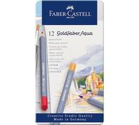 Faber-Castell Goldfaber Aqua Watercolour Pencils - 12pcs Tin