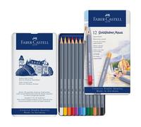 Goldfaber Aqua Watercolour Pencil in Metal Tin Pack of 12 Brand New