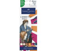 Faber-Castell - Sketch Marker Gofa 6Ct Set Manga (164809) Toy NEW