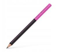 Faber-Castell Graphite Pencil, Jumbo Grip - Two Tone Black/Pink