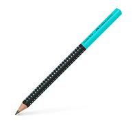 Faber-Castell Graphite Pencil, Jumbo Grip - Two Tone Black/Turquoise