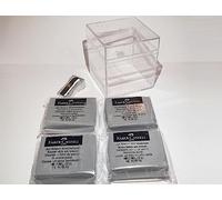 Faber-Castell Grey Rectangular Kneaded Art Erasers (4 in a pack)