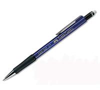 Faber Castell Grip 1347 Mechanical Pencil, 0.7 mm, Hrte B, SHAFT: Met.-Blue