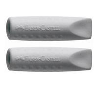 Faber-Castell Grip 2001 Eraser Cap Twin Pack - White (Pack of 5)