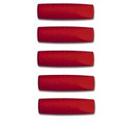 FABER-CASTELL Grip 2001 Eraser Cap Pencil Lead Protector - 10-Pack->5 Red-5 Blue