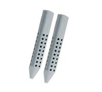 Faber-Castell Grip 2001 Triangular Eraser (Grey, 2 x Erasers)