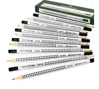 FABEL-CASTELL GRIP Writing EcoPencils (HB) with Erasers [Office Product]