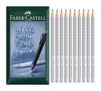 Faber-Castell Grip 2001 Triangular Graphite Pencil - 2B Grade Lead - Envelope Gift Pack of 10 Pencils