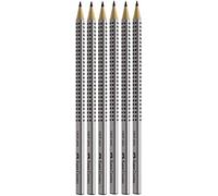 Faber-Castell Grip 2001 Triangular Graphite Pencils - HB - Pack of 6