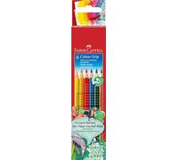 Faber-Castell Grip 2001 Water Soluble Colour Pencils (Pack of 6)