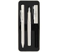 Faber-Castell Grip 2010 Set, Fountain pen + Ballpoint pen, Coconut milk