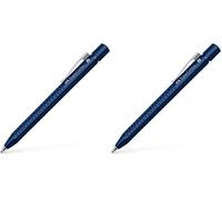 Faber-Castell Grip 2011 Ballpoint Pen - XB Classic Blue (Pack of 2)