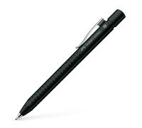 Faber-Castell Grip 2011 Medium Tip Ballpoint Pen - Frost Black, Blue Ink color
