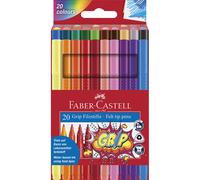 Faber-Castell Grip Felt Tip Pen Set (20pc)