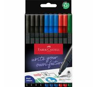 Faber-Castell Grip Finepen 0.4 Assorted (Pack of 10)