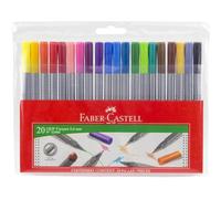 Faber Castell Grip Marker Ergonomic Triangular Barrel 20pk Ages 3 Years And Up
