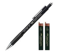 Faber-Castell Grip Mechanical Pencil, 1345 99, Lead thickness: 0.5 mm (black with 24 refills)