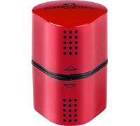 Faber-Castell Grip Pencil Sharpener Box, red (Red) - 183801