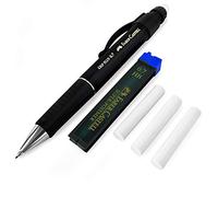 Faber-Castell Grip Plus Mechanical Pencil - 0.7mm - Black Barrel + Super-Polymer 0.7mm HB Leads + Eraser Refills