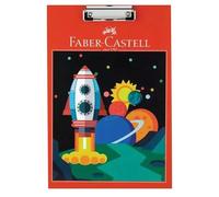 Faber-Castell Hardboard Clipboard with Hanging Hole, A4 Size, Space Design Board, Writing Clip Boards with Heavy Duty Clip, Sturdy and Durable, Perfect for School Classroom Office Everyday Use