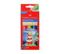 Faber Castell Hexagonal Classic Coloured Pencil Vivid Break Resistant Pack of 12