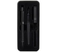 Faber-Castell Hexo 140579 Gift Set Black with Fountain Pen M and Ballpoint Pen B