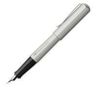Faber-Castell Hexo 150591 Fountain Pen Nib Width F Matte Silver Pack of 1
