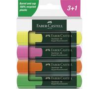 Faber-Castell Textliner 48 marker 4 pc(s) Green, Orange, Pink, Yellow