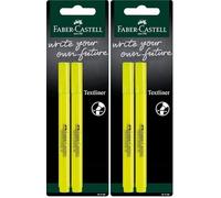 Faber-Castell Highlighter Textliner - Blister card of 2, Yellow (Pack of 2)