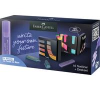 Faber-Castell Highlighter TL 46, Neon, Pastel & Metallic Colours, Set of 16