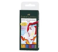 Faber-Castell Art & Graphic Pitt Artist Pen Brush India Ink Pen, Cadmium Yellow, Single Pitt Pen, For Art, Craft, Drawing, Sketching, Home, School, University, Colouring