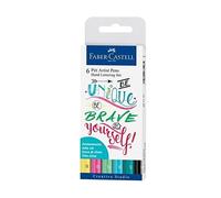 Faber-Castell "Be Bold, Be Italic" Hand-Lettering Pens (Pack of 6)