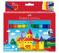 Faber-Castell Jumbo Castle Felt Tip Pens 24 Colours