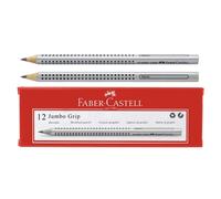 Faber-Castell 111900 - Bleistift Jumbo Grip, Härtegrad 2=B, 1 Stück Einzelstift