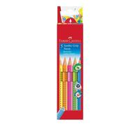 Faber Castell 110994 "Jumbo Grip Neon" Crayons