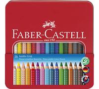 Faber-Castell Jumbo Grip Colour Pencils Tin