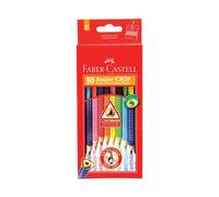 Faber-Castell Junior Grip Triangular Coloured Pencil 10pcs