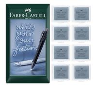Faber-Castell Kneadable Art Eraser | Soft & Pliable Artist Putty | for Crafts, Drawing, Sketching, Colouring, Technical Drawing | Grey | Envelope Gift Pack of 8 Erasers