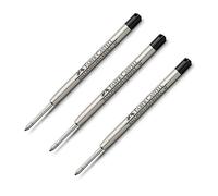 Faber-Castell Medium Ballpoint Refill - Black x 3