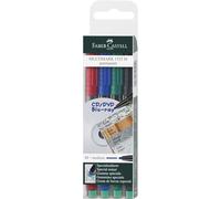 Faber-Castell Medium Tip Permanent Multimark (Set of 4)
