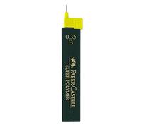 Faber-Castell Miscellaneous Super-Polymer Fineline Lead, 0.35mmBlack, B, For Art, Craft, Drawing, Sketching, Home, School, University, Colouring