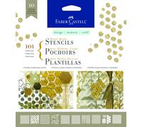 Faber-Castell Mixed Media Paper Stencils - 101 Collection - 10 Reusabl