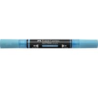 Faber-Castell Multimark Acrylic Dual Marker Colour 148, Ice Blue, Art Set Supplies, Water-Based Acrylic Marker Pen, Double Ended, Bold & Fine Tip, Art Markers, Colouring Pens, Highlighters