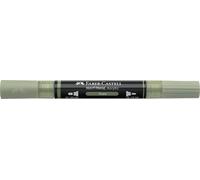 Faber-Castell Multimark Acrylic Dual Marker Colour 172, Sage, Art Set Supplies, Water-Based Acrylic Marker Pen, Double Ended, Bold & Fine Tip, Art Markers, Colouring Pens, Highlighters