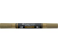Faber-Castell Multimark Acrylic Dual Marker Colour 178, Macchiato, Art Set Supplies, Water-Based Acrylic Marker Pen, Double Ended, Bold & Fine Tip, Art Markers, Colouring Pens, Highlighters