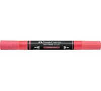 Faber-Castell Multimark Acrylic Dual Marker Colour 255, Orange Neon, Art Set Supplies, Water-Based Acrylic Marker Pen, Double Ended, Bold & Fine Tip, Art Markers, Colouring Pens, Highlighters